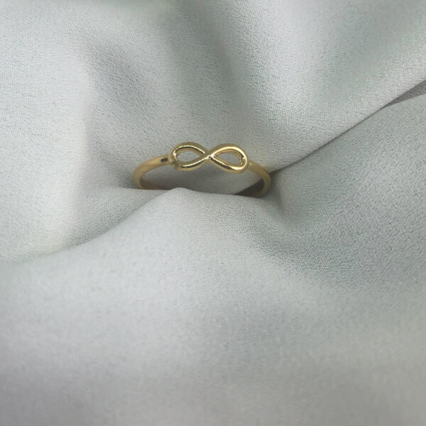 Anel Karlotta Ivone Folheado Ouro 18K