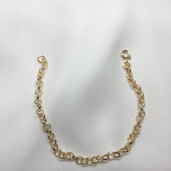 Pulseira Karlotta Vania Elo Português Folheado Ouro 18K