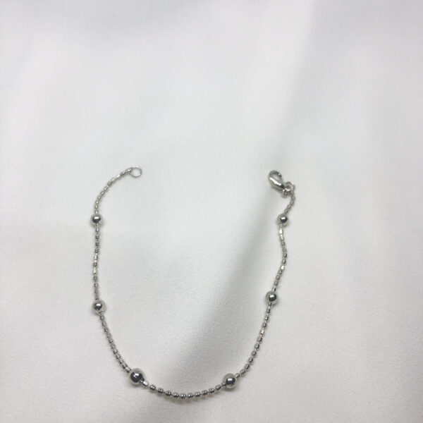 Pulseira Karlotta Arlete Folheado Rodio Branco