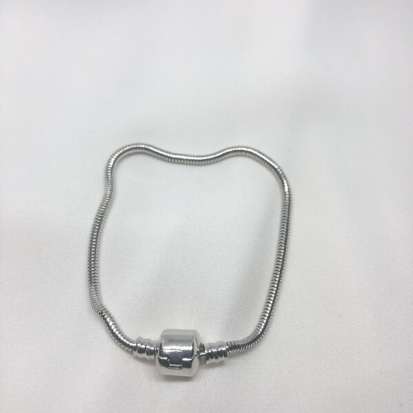 Pulseira Karlotta Pâmela Folheado Rodio Branco