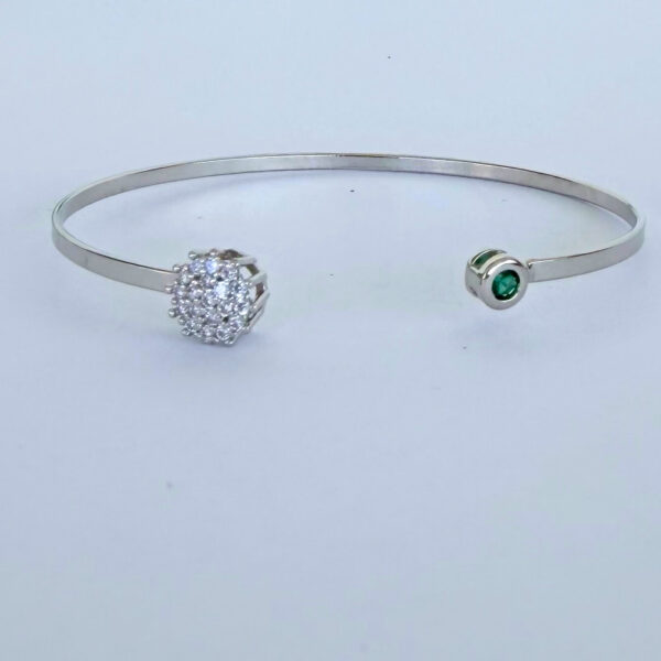 Bracelete Karlotta Sofia Banhado a Ródio