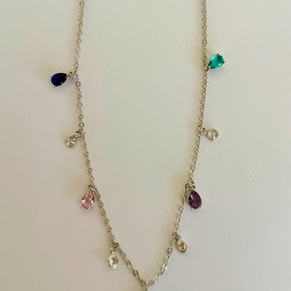 Corrente Roberta  Banhado a Ródio