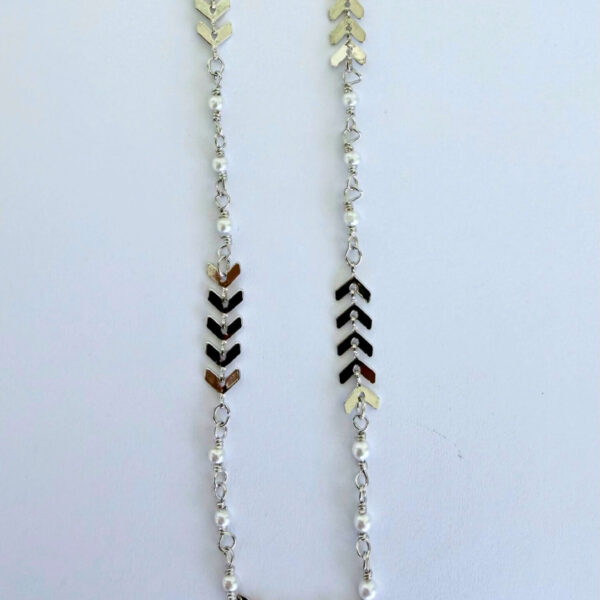 Corrente Fernanda  Banhado a Ródio