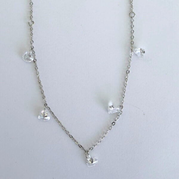 Corrente Carina Banhado a Ródio