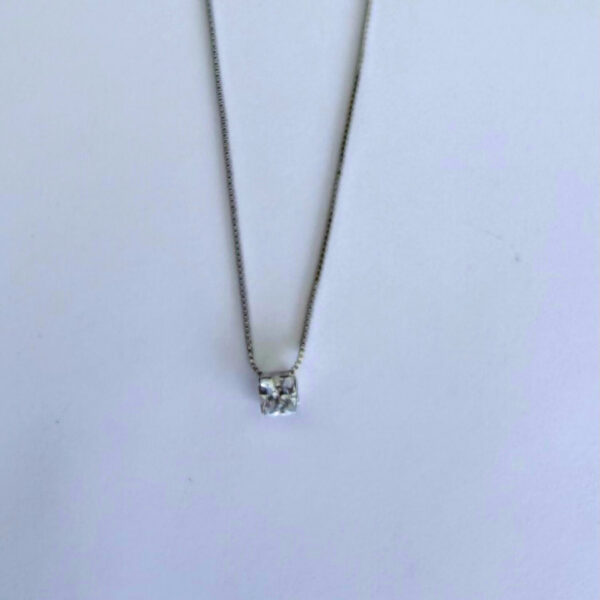 Corrente Larissa  Banhado a Ródio